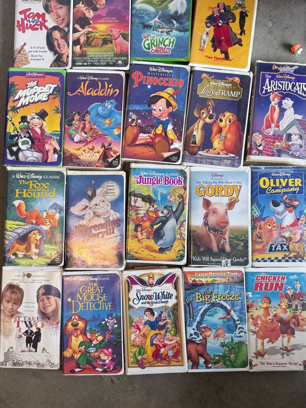 19 Vintage VHS Movies – Disney Classics & Family Movies – $40